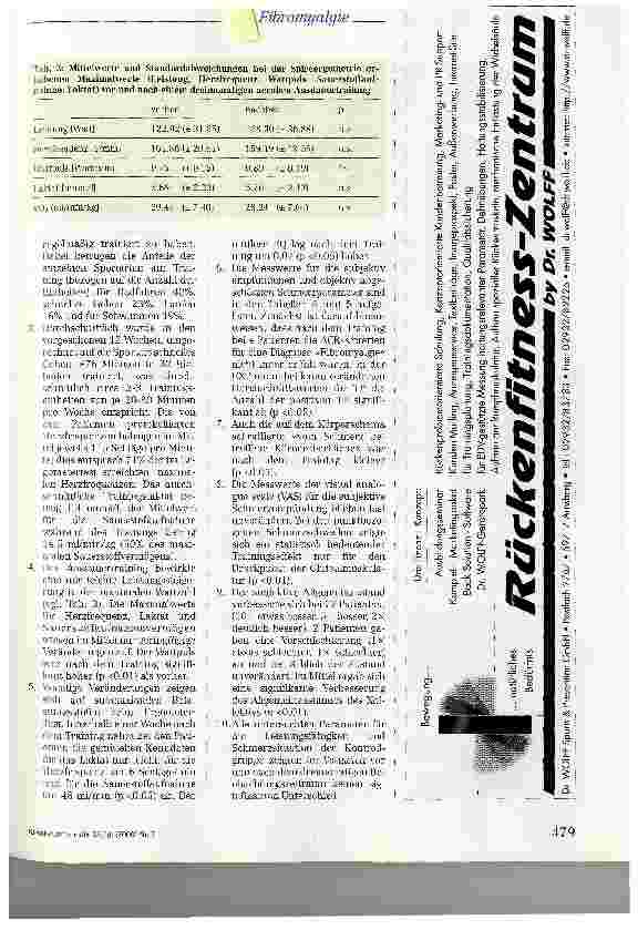 Vorschauseite 4: Die Auswirkungen eines Ausdauertrainingsauf Schmerzsymptomatik und Allgemeinbefindenbei Patienten mit Fibromyalgie