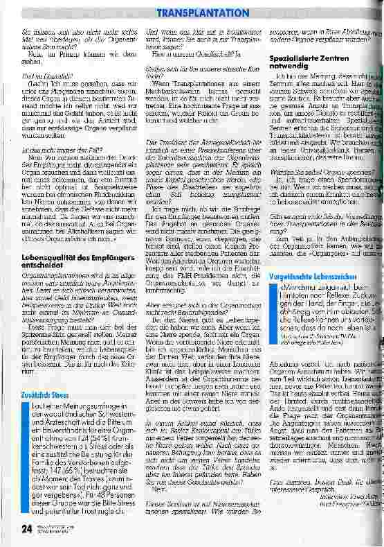 Vorschauseite 5: Wir bleiben emotional auf der Strecke Die Sicht der Intensivpflegeschwester