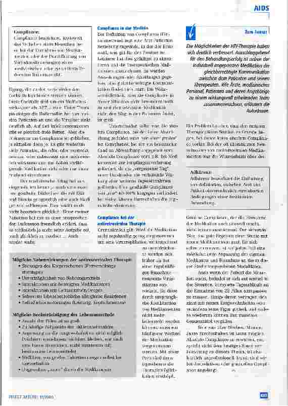 Vorschauseite 2: Vom ergebenen Patienten zum Therapiepartner