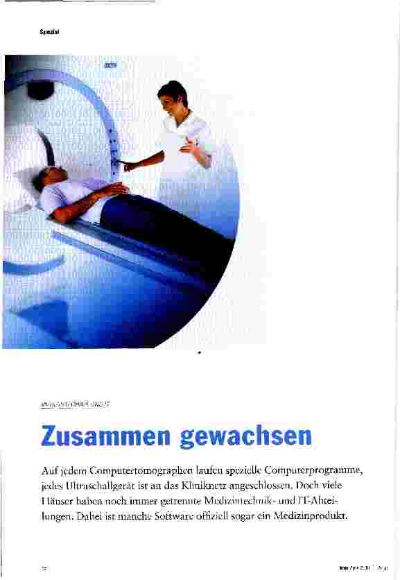 Vorschauseite 1: Zusammen gewachsen