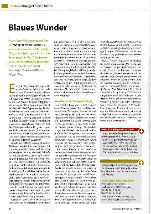 Vorschauseite 1: Blaues Wunder