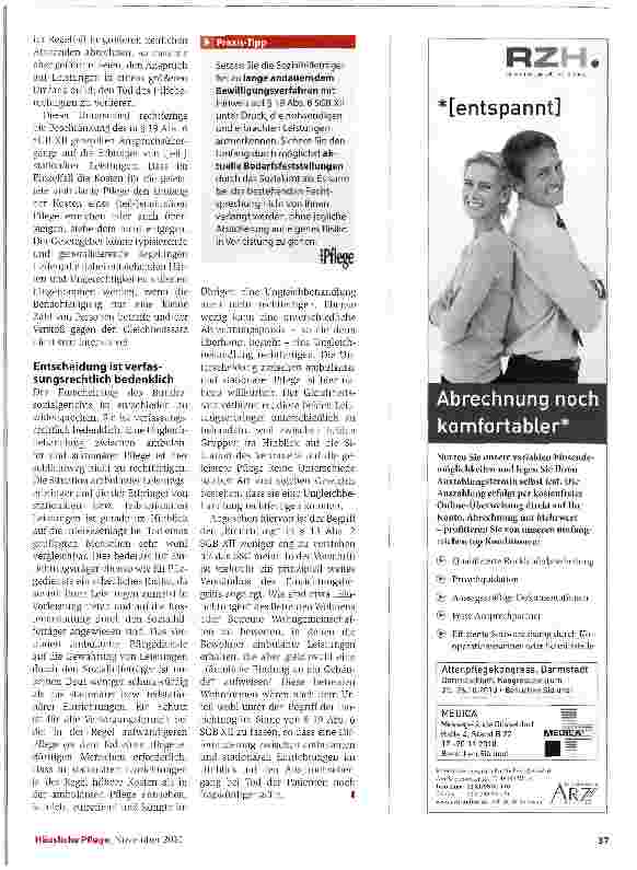 Vorschauseite 2: Ungleichbehandlung nicht zu rechtfertigen