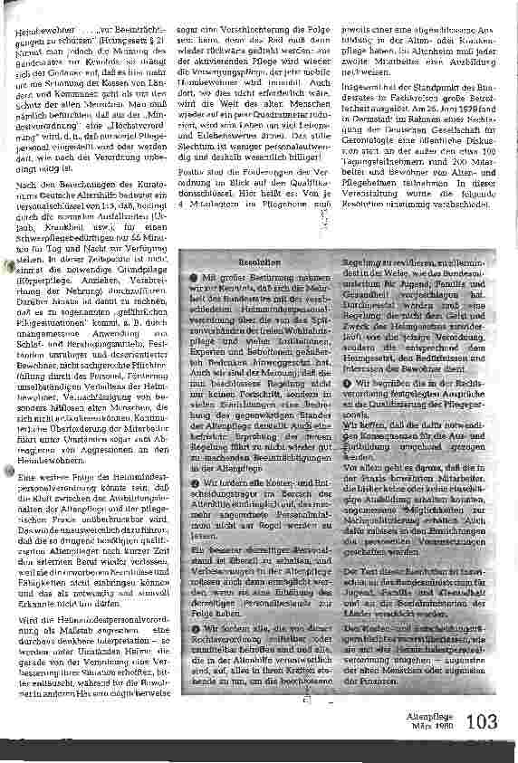 Vorschauseite 2: Von der Siechenpflege zur modernen Altenpflege - und zurück?