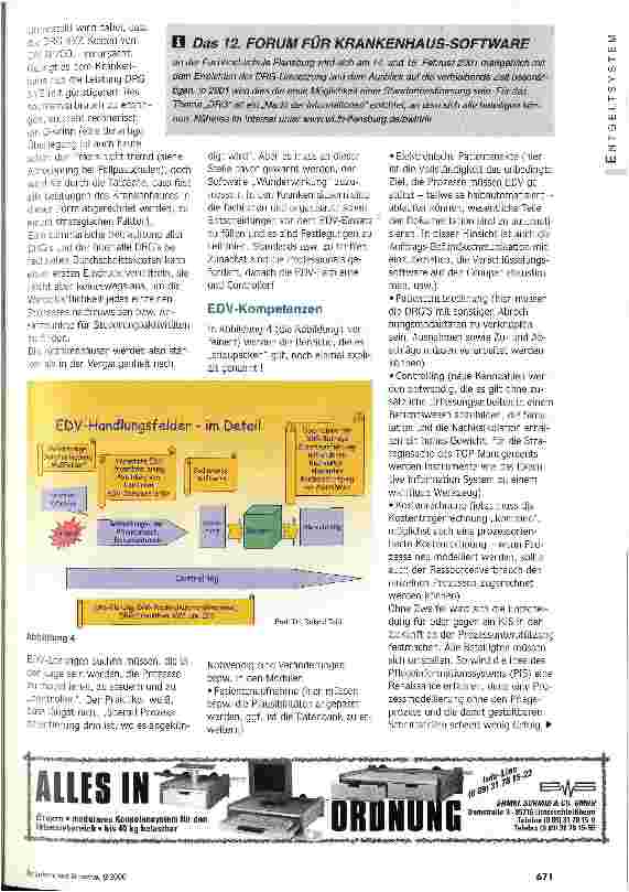 Vorschauseite 3: DRGs: KIS-Check ist angesagt Nicht mit einer Notlösung in das neue Abrechnungssystem starten!