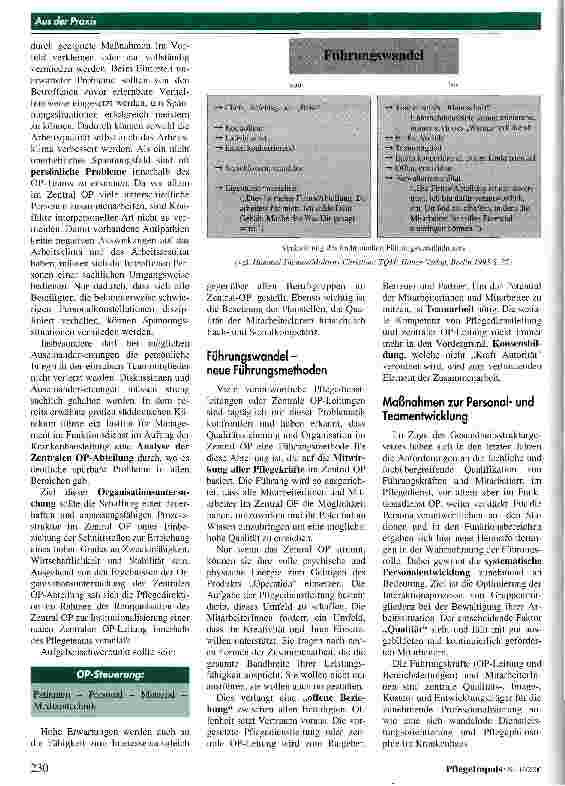 Vorschauseite 2: Qualitätssicherung im Zentral-OP Maßnahmen zur Personalund Teamentwicklung