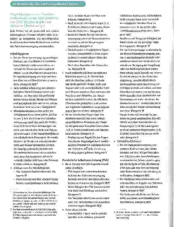 Vorschauseite 4: Standardmaßnahmen zur Prävention nosokomialer Infektionen