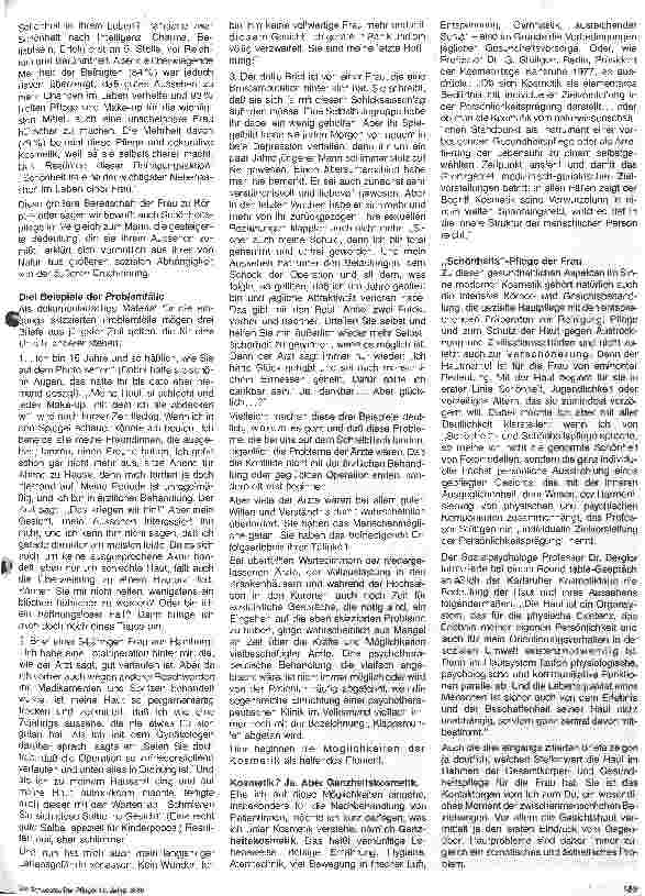 Vorschauseite 2: Die psychosomatische Bedeutung der Kosmetik Möglichkeiten und Grenzen
