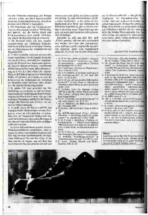 Vorschauseite 6: Ethik durch Kommissionen? - Teil 4 Die Physik der Sitten - oder wozu braucht man Ethik-Kommissionen