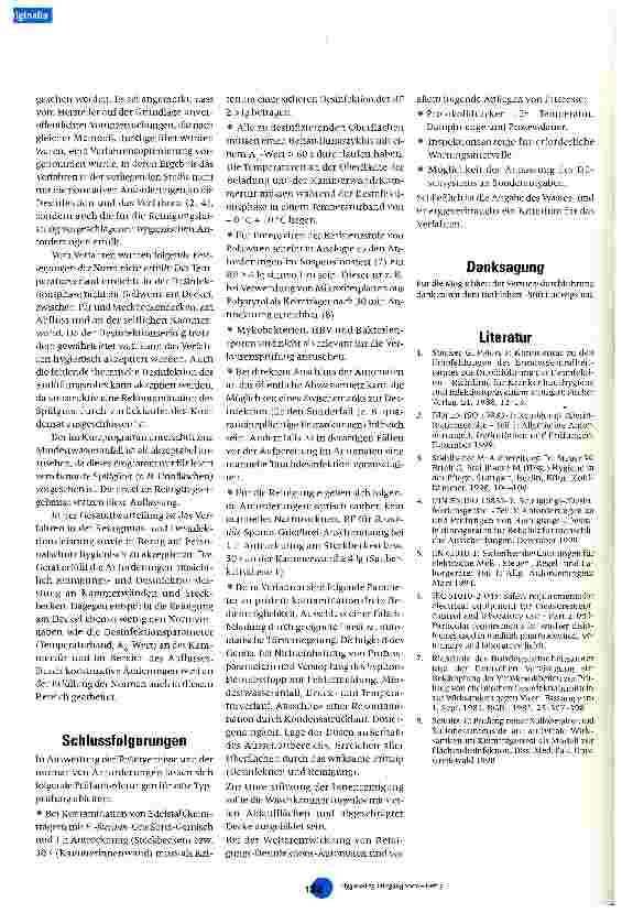 Vorschauseite 6: Hygienische Anforderungen an automatische Reinigungs-Desinfektionsverfahren für Behälter menschlicher Ausscheidungen