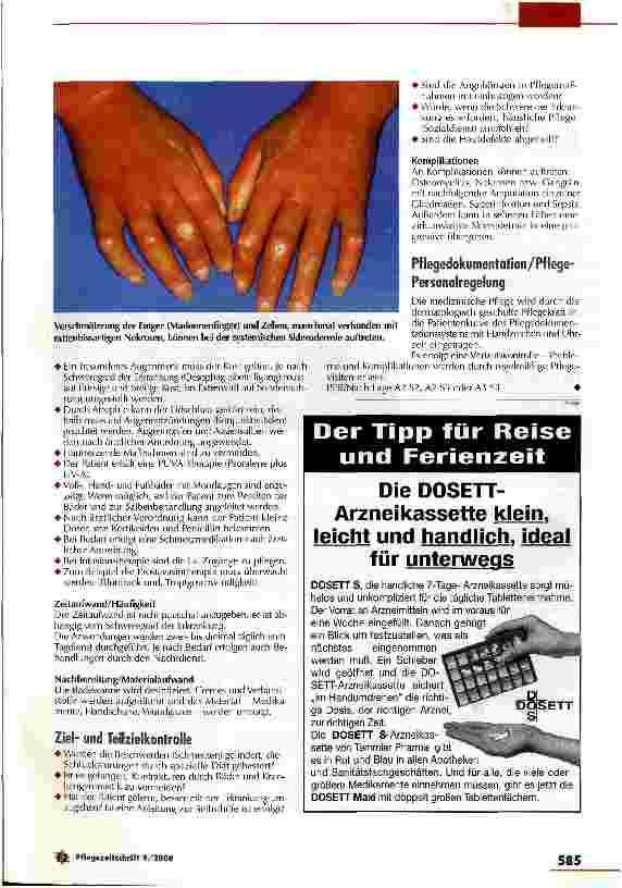 Vorschauseite 3: Die viszerale Symptomatik bestimmt die Prognose