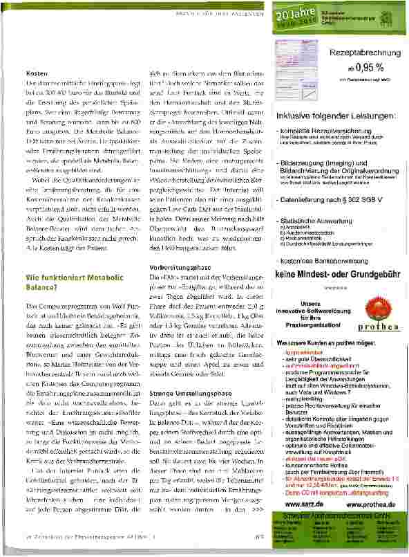 Vorschauseite 2: Metabolie Balance