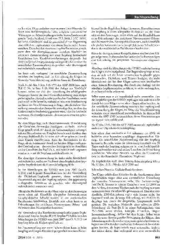 Vorschauseite 3: Impfschaden; Impfreaktion; STIKO; Anhaltspunkte; empfohlene Schutzimpfung; Kausalität