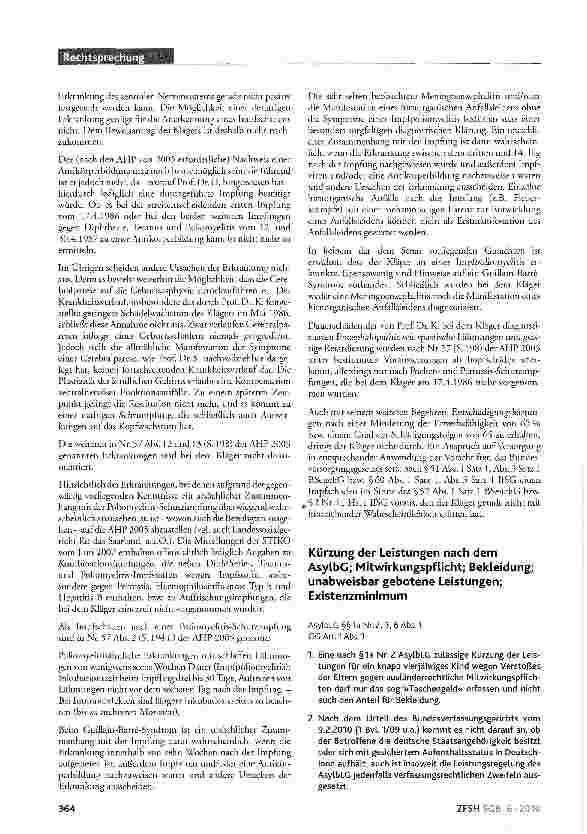 Vorschauseite 4: Impfschaden; Impfreaktion; STIKO; Anhaltspunkte; empfohlene Schutzimpfung; Kausalität