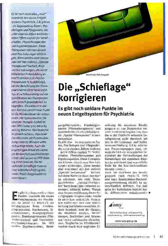 Vorschauseite 1: Die „Schieflage korrigieren
