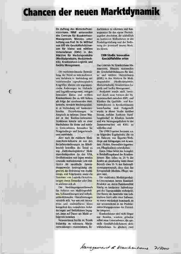Vorschauseite 1: Chancen der neuen Marktdynamik