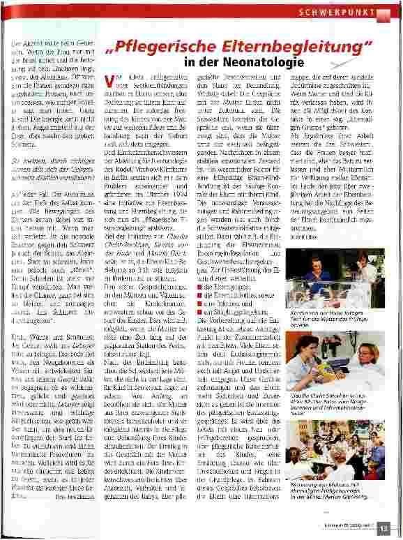 Vorschauseite 2: Die Geburt - ein Fest?