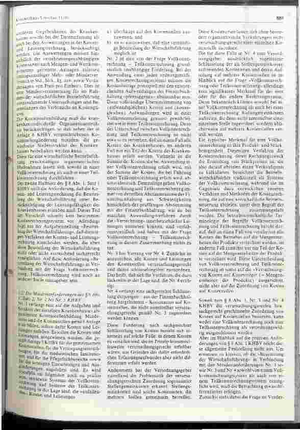 Vorschauseite 2: Zur Frage Vollkostenrechnung oder Teilkostenrechnung aus der Sicht bundesrechtlicher Vorschriften