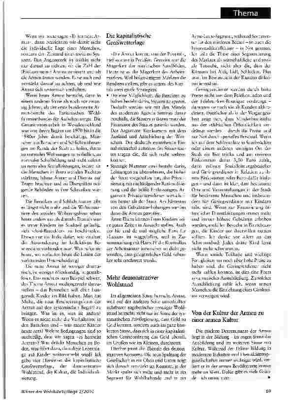 Vorschauseite 2: Armut infolge öffentlicher Vernachlässigung