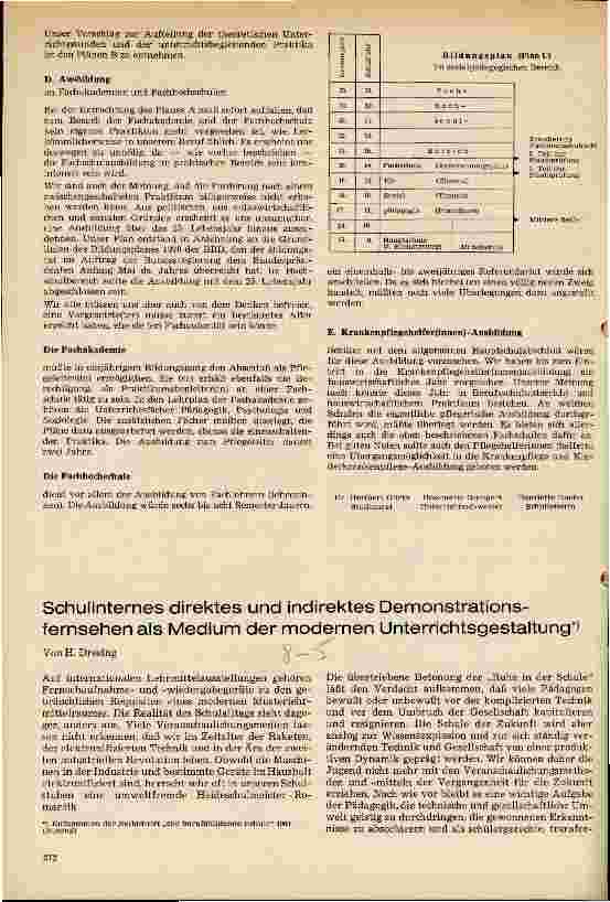 Vorschauseite 1: Schulinternes direktes und indirektes Demonstrationsfernsehen als Medium der modernen Unterrichtsgestaltung