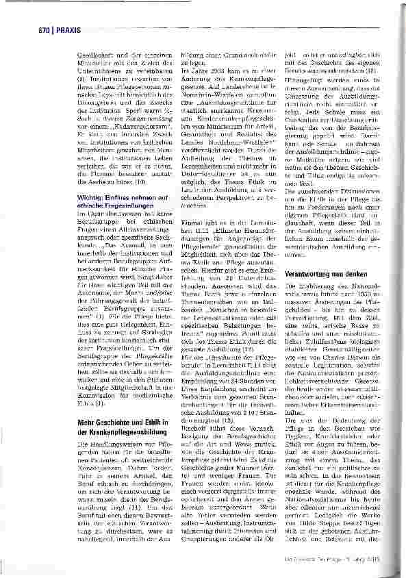 Vorschauseite 5: Pflege im Nationalsozialismus