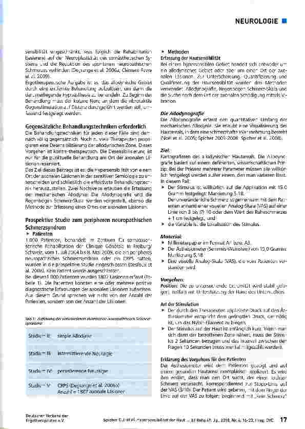 Vorschauseite 2: Hypersensibilität der Haut