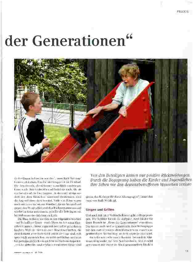 Vorschauseite 2: Urlaubsgrüße ans „Haus der Generationen