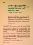 Vorschauseite 1: Vom Workshop zum größten pharmazeutisch-onkologischen Fachkongress im deutschsprachigen Raum