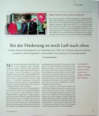 Vorschauseite 1: Bei der Förderung ist noch Luft nach oben.