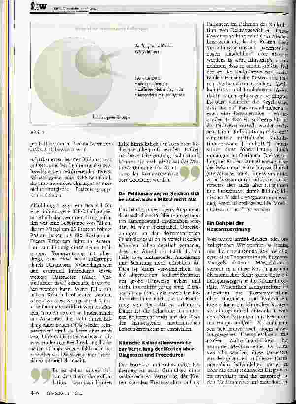 Vorschauseite 4: Klinische Kostenverteilungsmodelle - die Kür der DRG-Kostenkalkulation Medizinische Basisdokumentation als Grundlage einer Fallkostenkalkulation