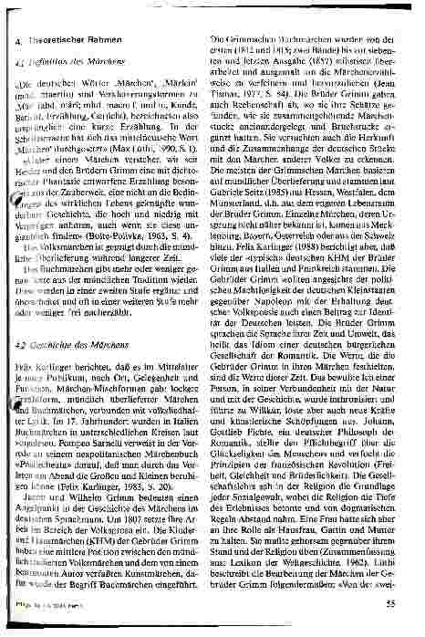 Vorschauseite 2: Wirkung des Märchenvorlesens auf den betagten Menschen