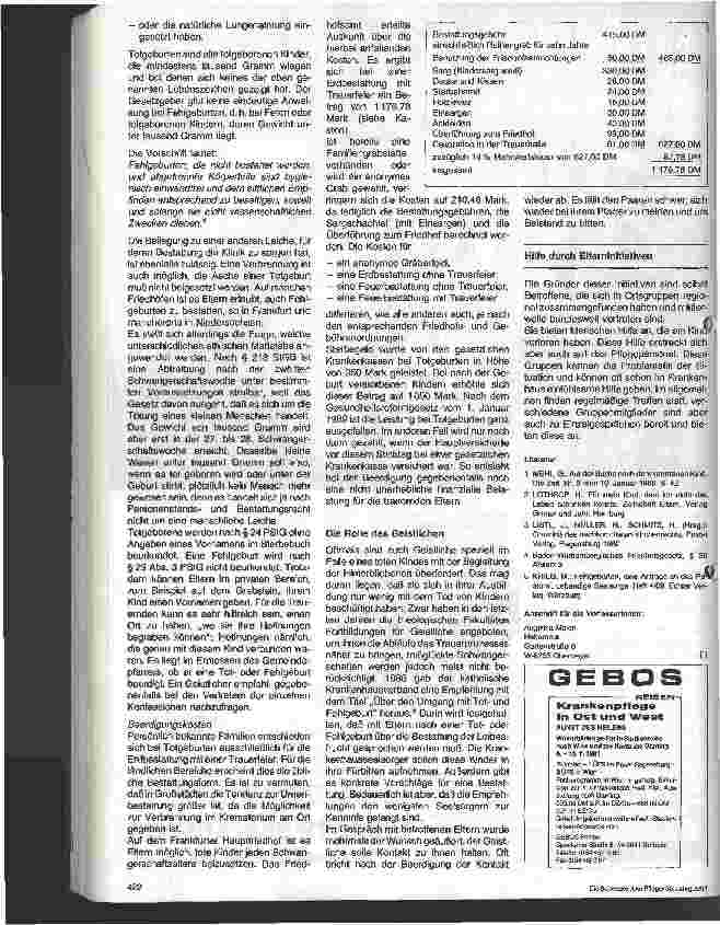 Vorschauseite 2: Glücklose Schwangerschaften 3. Folge: Abschiednehmen vom Kind