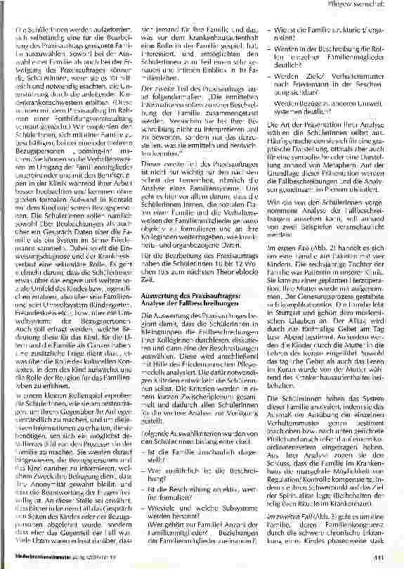 Vorschauseite 4: Familienorientierte Kinderkrankenpflege