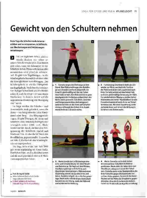 Vorschauseite 1: Gewicht von den Schultern nehmen