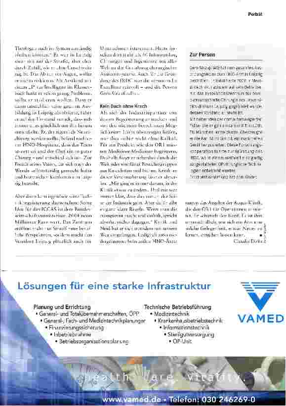 Vorschauseite 4: Gero Strauß Der OP-Innovator