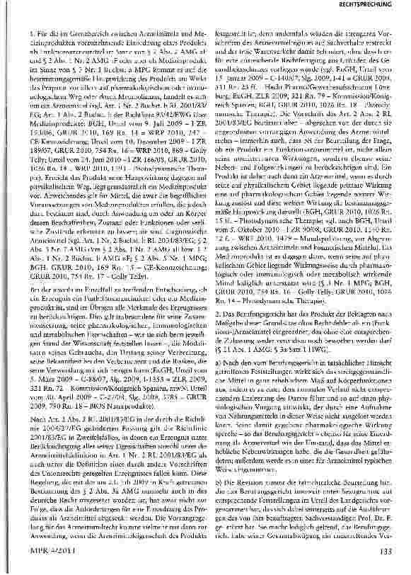 Vorschauseite 2: Macrogol II - Beurteilung von Produkten im Grenzbereich von Arzneimitteln und Medizinprodukten