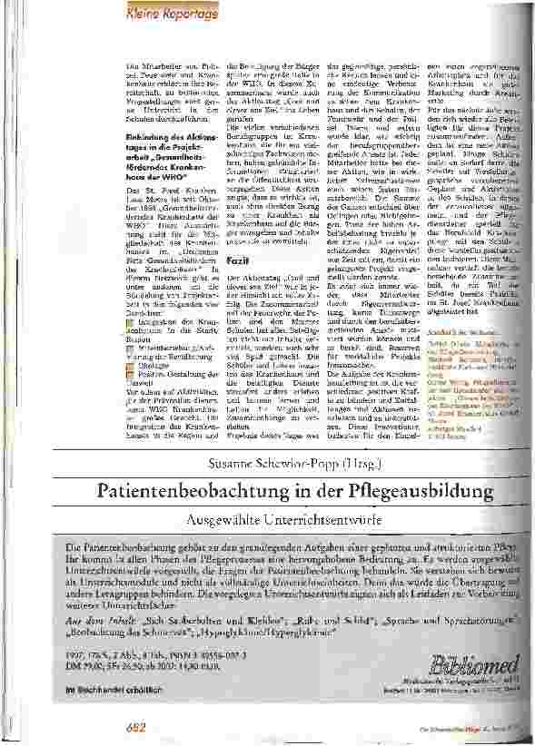 Vorschauseite 3: Cool und clever ans Ziel Gesundheitsaufklärung