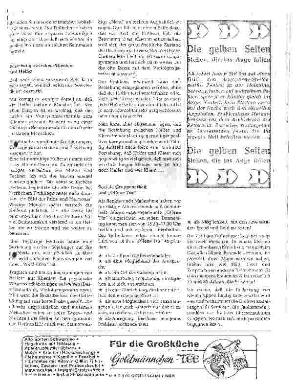 Vorschauseite 3: Besuchsdienst - eine Aufgabe der Gemeinde