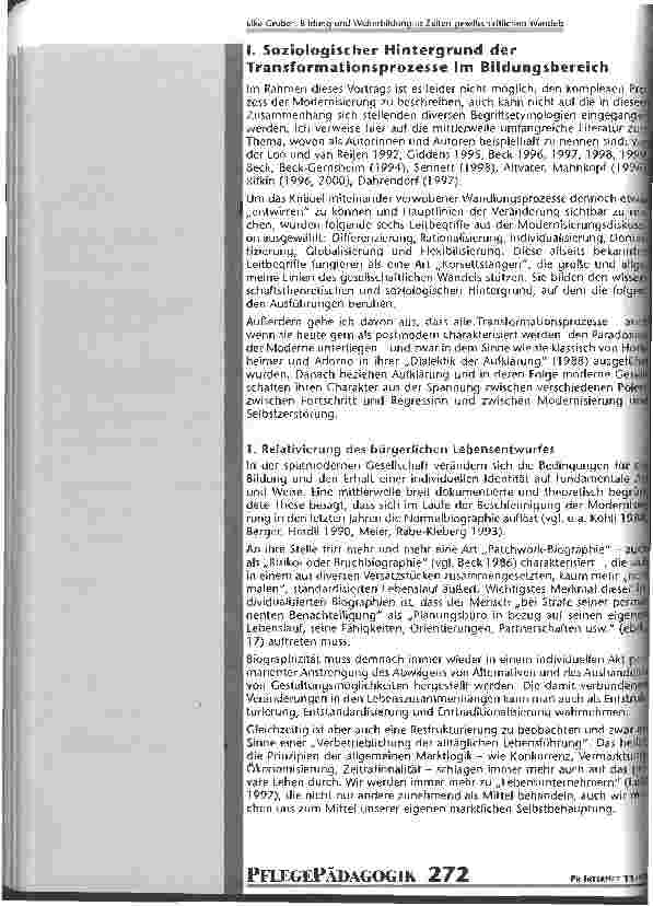 Vorschauseite 3: Schöne neue Bildungwelt? ! Bildung und Weiterbildung in Zeiten gesellschaftlichen Wandels