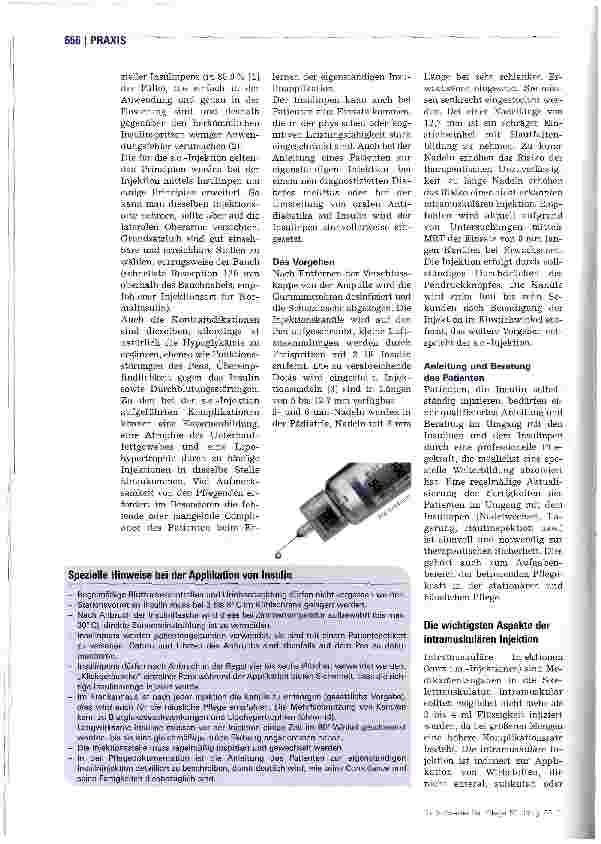 Vorschauseite 3: Die korrekte Injektion sichert den Therapieerfolg