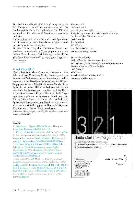 Vorschauseite 3: Leben mit Langzeiterkrankung
