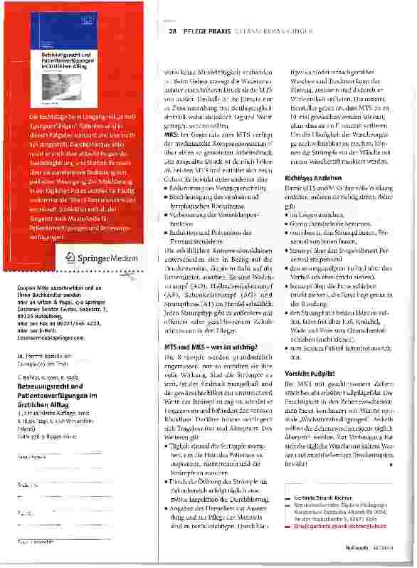 Vorschauseite 4: Thrombosen verhindern