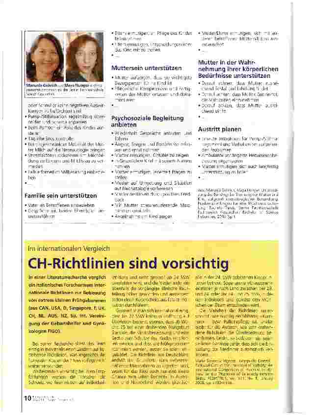 Vorschauseite 2: Bei Trennung von Mutter und KindWie kann die Hebamme konkret unterstützen?