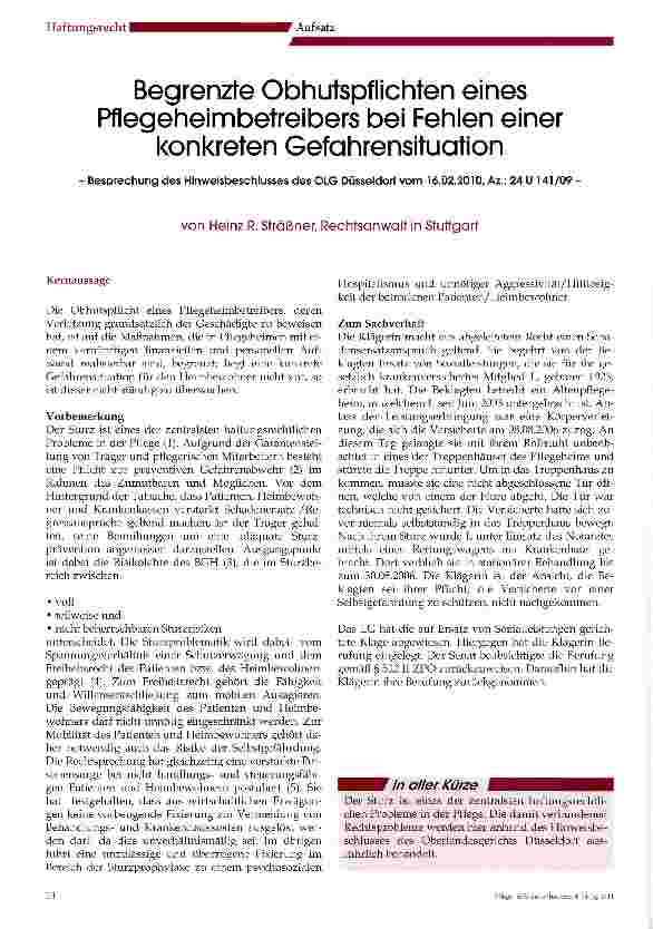 Vorschauseite 1: Epilepsie und Depression -ein komplexes pflegerisches Handlungsfeld