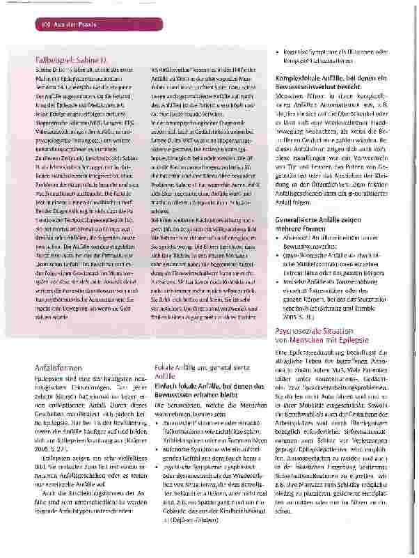 Vorschauseite 3: Epilepsie und Depression -ein komplexes pflegerisches Handlungsfeld