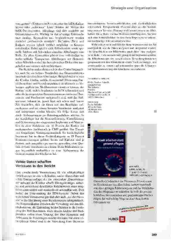 Vorschauseite 4: Leistungen und Kosten effektiv steuern