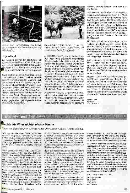 Vorschauseite 2: Außeneinsatz im Heilpädagogischen Zentrum