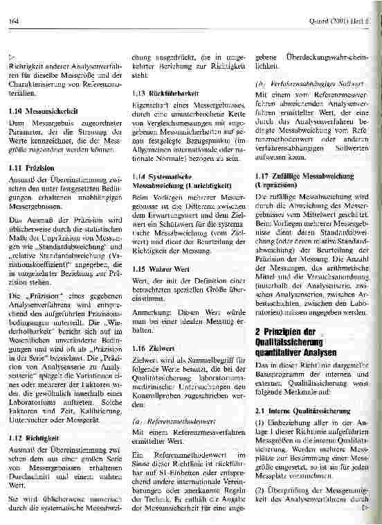 Vorschauseite 3: Richtlinie der Bundesärztekammer zur Qualitätssicherung quantitativer laboratoriumsmedizinischer Untersuchungen