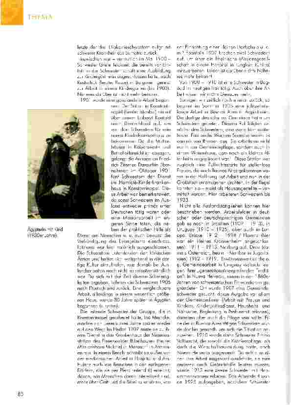 Vorschauseite 2: AUSLANDSTATIGKEITEN VON DIAKONIESCHWESTERN IM WANDEL DER ZEIT