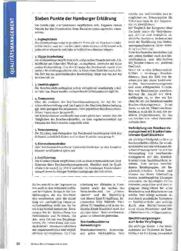 Vorschauseite 3: Jede Beschwerde ist ein Schatz