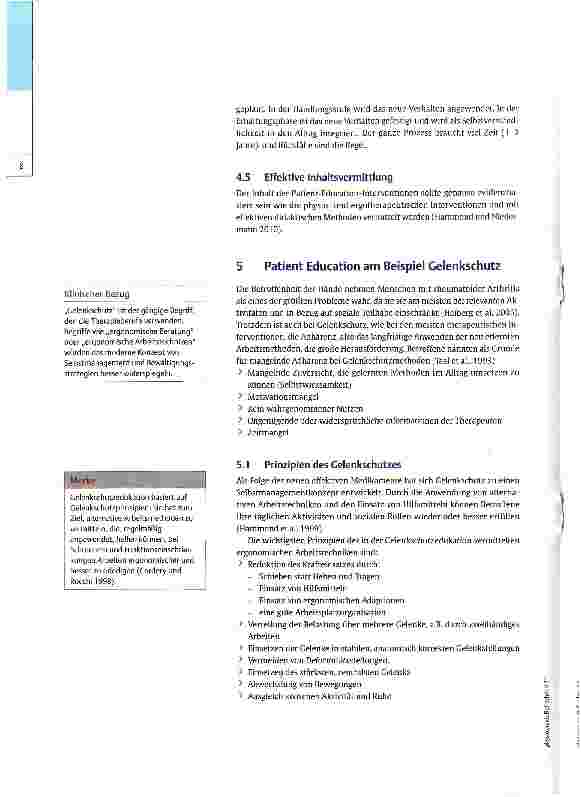 Vorschauseite 6: Patient Education am Beispiel Gelenkschutz